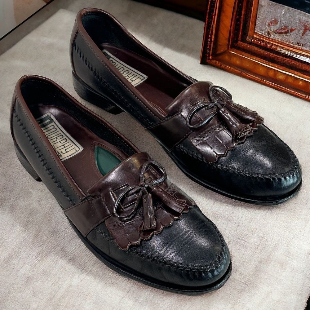 J. Murphy by Johnston & Murphy Kiltie Tassel Loafers Mens Size 11.5N (Narrow)
